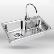 白鳥(niǎo)水槽G78451+龍頭HJ2106